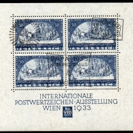 1933 - Austria Foglietto : W.I.P.A. (BF1)