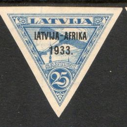 1933 Lettonia: Posta Aerea - primo volo Lettonia - Gambia (N°25/29)