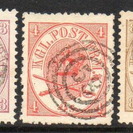 1864 Danimarca: stemma in doppio ovale (N°11/15)