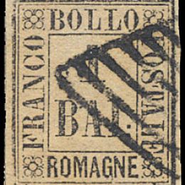 1859 Romagne 1b. bruno grigio (N°2)