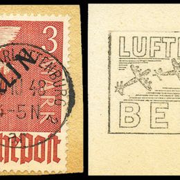 1948 Germania Berlino: francobolli delle zone A.I.S. soprastampati in nero (N°1A/20A) s. cpl.