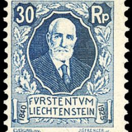 1925 Liechtenstein: Principe Giovanni II (N°72/74) s. cpl.