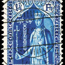 1932 Lussemburgo: caritas - Contessa Ermesinda (N°239/43) s. cpl.