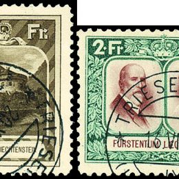 1930 Liechtenstein: soggetti diversi (N°94/107) s. cpl.