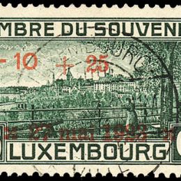 1923 Lussemburgo: monumento ai caduti soprastampati (N°142/44) s. cpl.