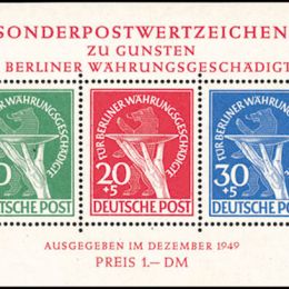1949 Berlino: Foglietti - riforma monetaria (BF1)