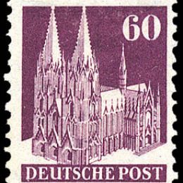 1948 Germania Bizona: chiese ed edifici storici (N°41/64) s. cpl.