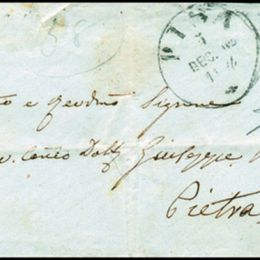1862 Italia Regno: 10c. arancio rossastro (N°1j)