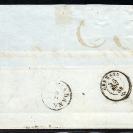 1859 Sardegna 10c. bruno violaceo (N°14Ab)