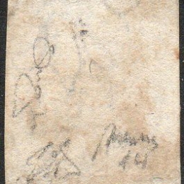 1858 Napoli 50gr. rosa brunastro (N°14)