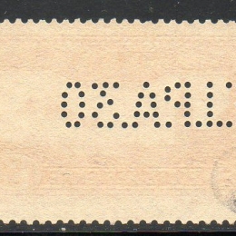 1930 Francia Posta Aerea: 1,50Fr. carminio perforato “EIpa 30” (N°6B)